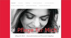 Desktop Screenshot of pflege-fuer-mich.de