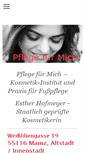Mobile Screenshot of pflege-fuer-mich.de